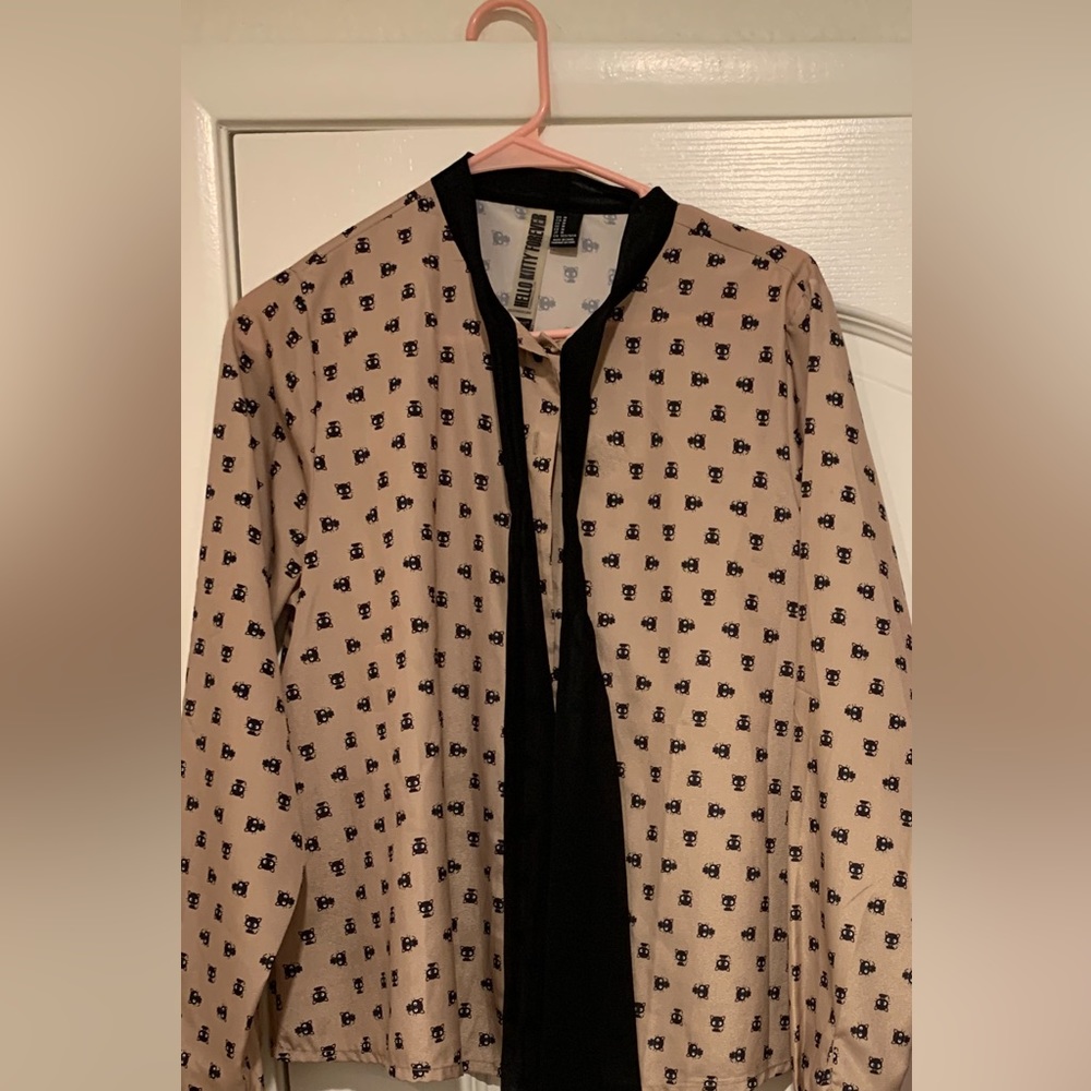 Hello kitty forever coco cat blouse NWOT